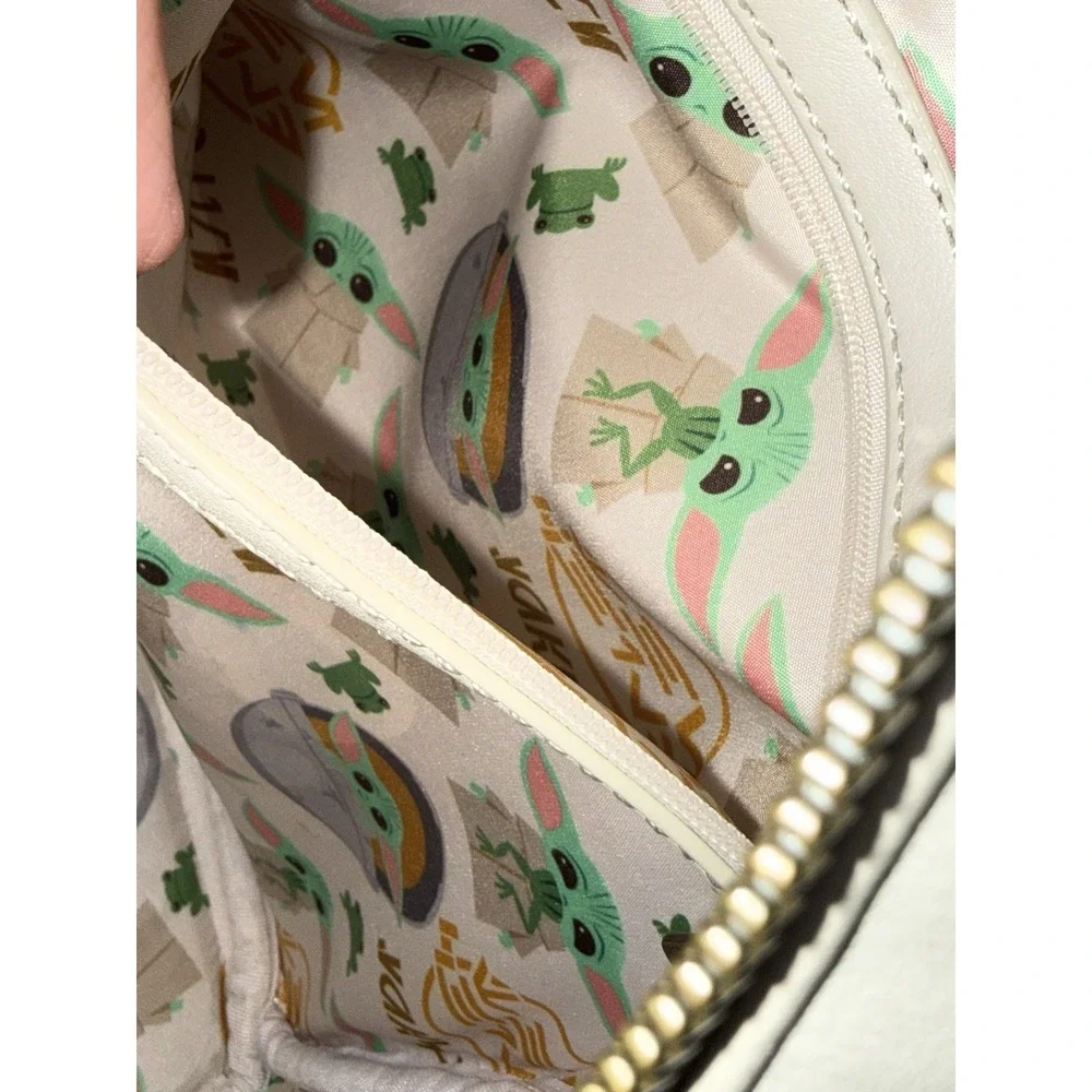 Loungefly Star Wars The Child Grogu Baby Yoda‎ Mini Backpack Tan Teens Disney